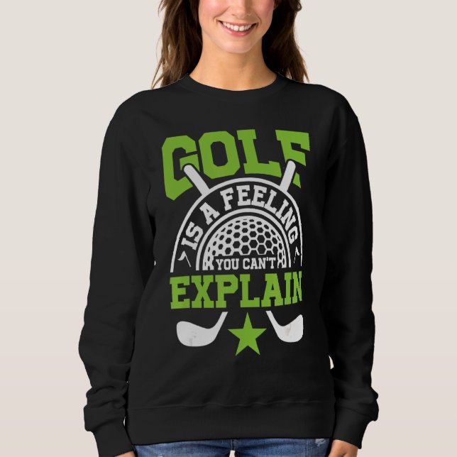 Camiseta Golfe é um sentimento que você não pode explicar a (Frente)