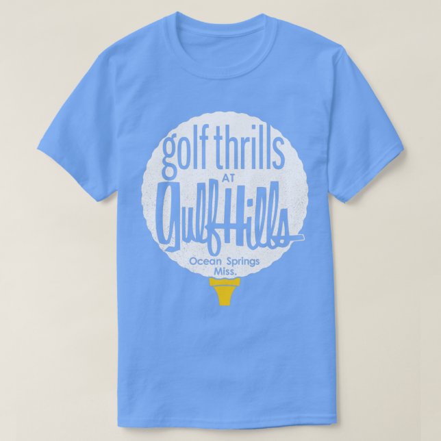 Camiseta Golfe emociona-se com o salto do salto do Golfo em (Frente do Design)