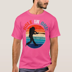 Camiseta Golfe Engraçado Beisebol Esportes Homerun Buraco E