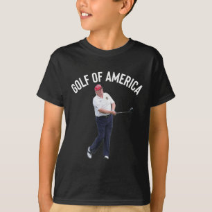 Camiseta Golfe Engraçado Da América Donald Trump Pun
