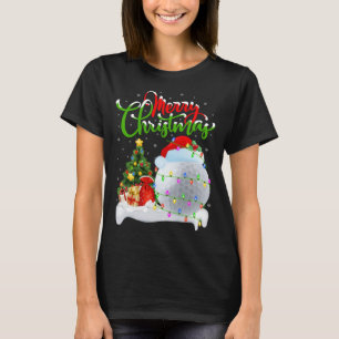 Camiseta Golfe Engraçado Esportivo Lover Xmas Iluminação Go