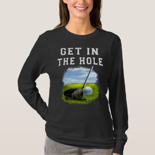 Camiseta Golfe Esportivo Entra No Golfe Buraco Colocando Go