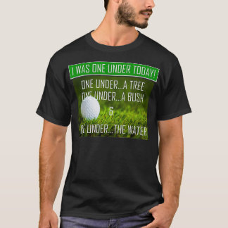Camiseta Golfe, Eu Era Um Sob Hoje Novidade Engraçada