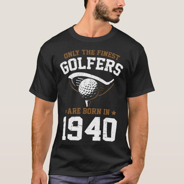 Camiseta Golfe Golfe de 80 anos (Frente)