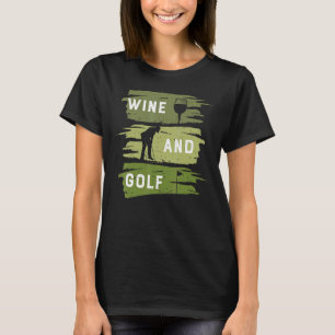 Camiseta Golfe Golfe Golfe Vintage Gráfico Plus Tamanho 1