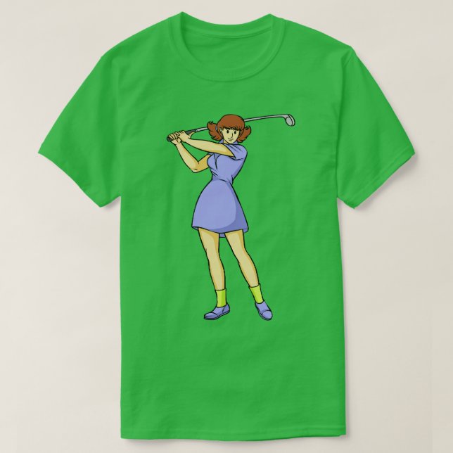 Camiseta Golfe Jogando Golfe Golfe (Frente do Design)