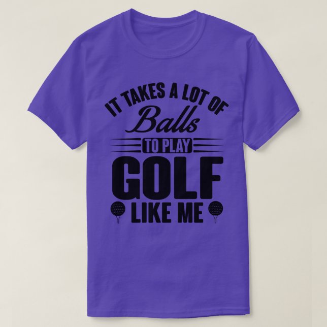 Camiseta Golfe leva bolas (Frente do Design)