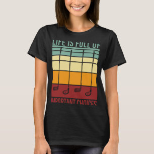 Camiseta Golfe Life É Cheio De Escolhas Golfistas Oferece G