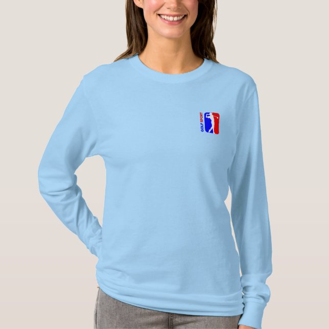 Camiseta Golfe | Mulheres de Longa Distância (Frente)
