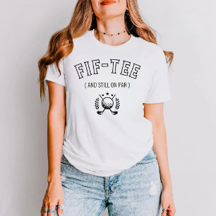 Camiseta Golfe Personalizado Presente 50º e 60º 70 Golf de