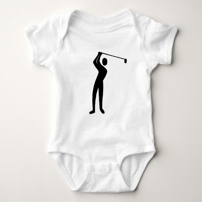 Camiseta Golfe - Preto (Frente)