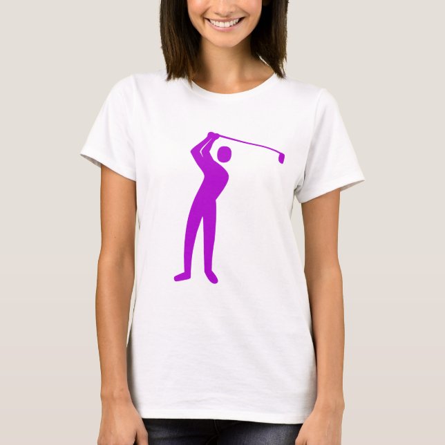 Camiseta Golfe - Roxo (Frente)