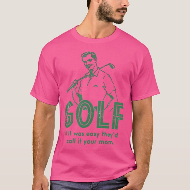 Camiseta Golfe Se Era Fácil (Frente)
