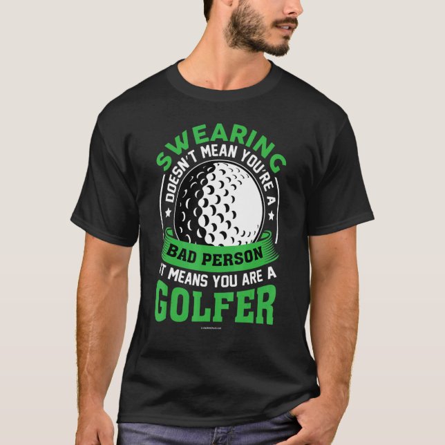 Camiseta Golfe Suando Péssimo Golfista (Frente)
