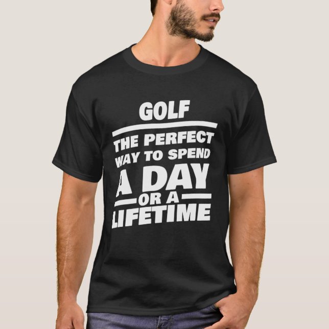 Camiseta Golfe - Vida Dizendo Golfe (Frente)