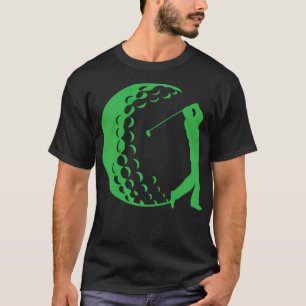 Camiseta Golfer Golf Golf Golfing Tee Design do Tee badmint
