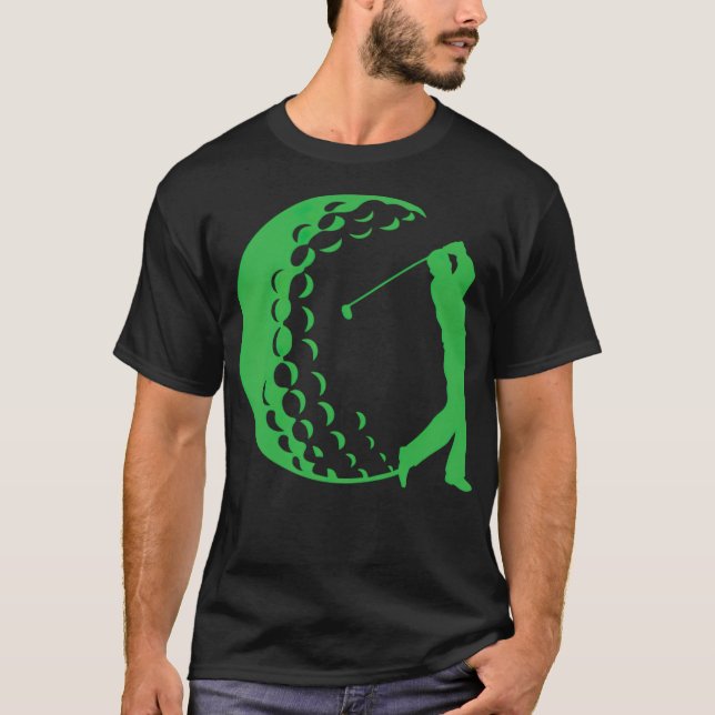 Camiseta Golfer Golf Golf Golfing Tee Design do Tee badmint (Frente)