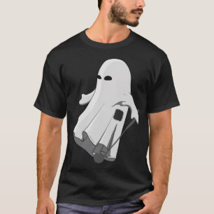 Camiseta Golfer Halloween Costume Fantasma Golf Ball Roupa 