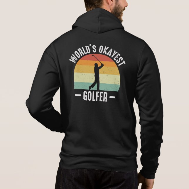 Camiseta Golfer mais Okayest do Mundo (Verso)