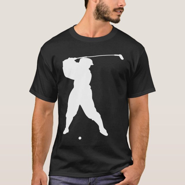 Camiseta Golfer Silhouette (Frente)