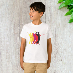 Camiseta Golfer Silhouettes