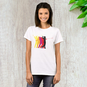Camiseta Golfer Silhouettes