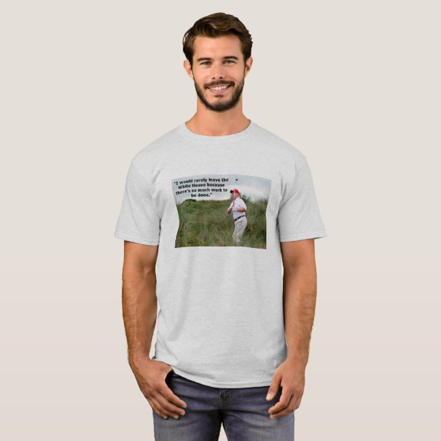 Camiseta Golfing do trunfo (Frente Completa)