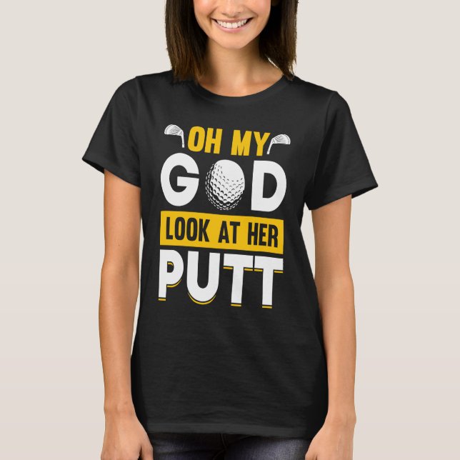 Camiseta Golfing Golf Player Coach Golfer  7 (Frente)