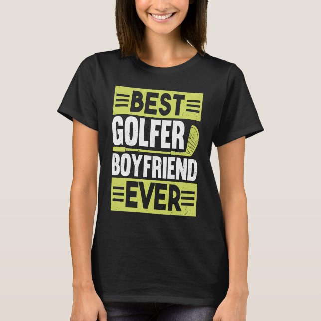 Camiseta Golfing Golf Player Coach Golfer Boyfriend  1 (Frente)