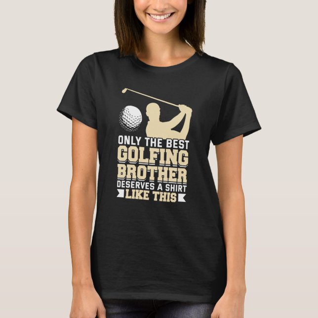 Camiseta Golfing Golf Player Coach Golfer Brother  1 (Frente)