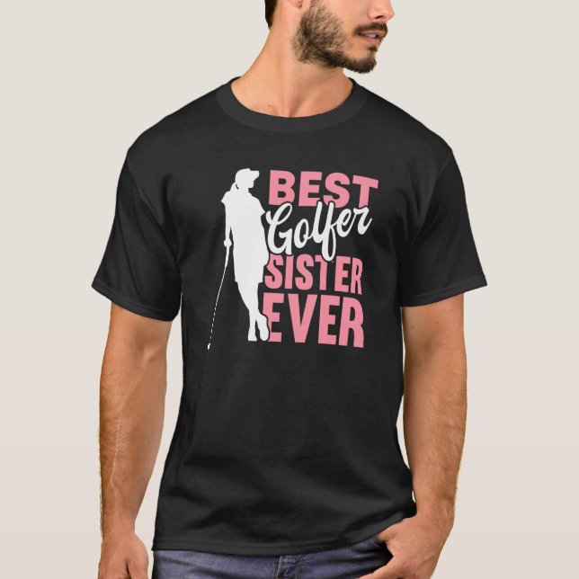 Camiseta Golfing Golf Player Coach Golfer Sister  7 (Frente)