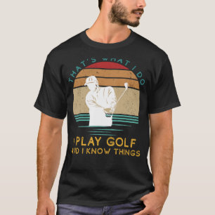 Camiseta Golfing Guru: Swings & Witty Insights
