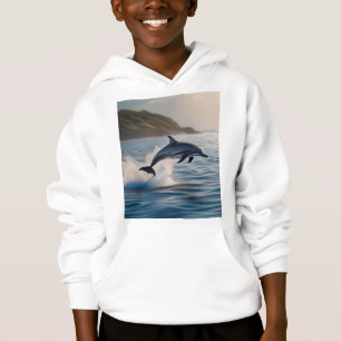 Camiseta Golfinhando Golfinho Saltitante: Uma Dança de Aleg