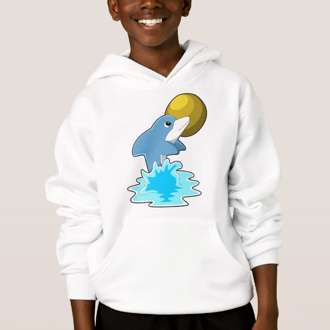 Camiseta Golfinho a Nadar com Lua (Frente)