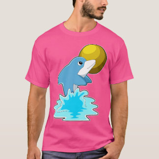 Camiseta Golfinho a Nadar com Lua