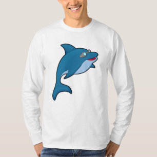 Camiseta Golfinho a Nadar com óculos de natação