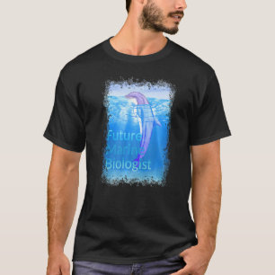 Camiseta Golfinho Bonito Para Futuro Biólogo Marinho