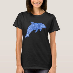 Camiseta Golfinho brilhante azul