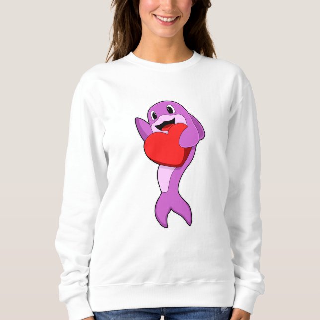 Camiseta Golfinho com Coração (Frente)