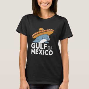 Camiseta Golfinho com golfo sombrero do México
