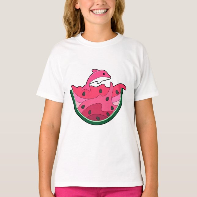 Camiseta Golfinho com melancia (Frente)