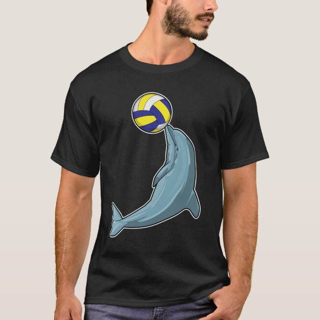 Camiseta Golfinho com Volei de Praia (Frente)