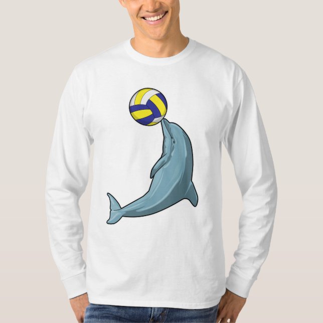 Camiseta Golfinho com voleibol (Frente)