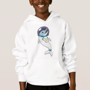 Camiseta Golfinho como astronauta na fantasia