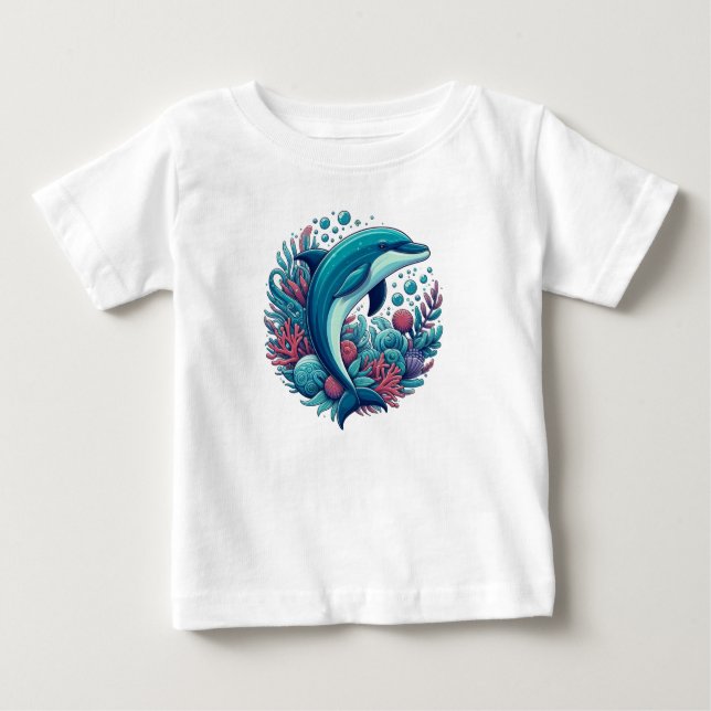Camiseta Golfinho-costeiro/náutico (Frente)