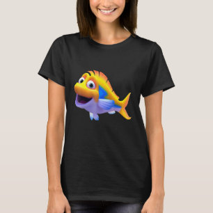 Camiseta Golfinho Cute Para Crianças Animais Do Mar 1