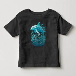 Camiseta Golfinho do Oceano Azul
