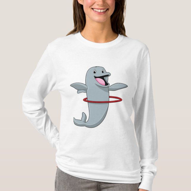 Camiseta Golfinho em Endurance, com pneus de Malhação.p (Frente)
