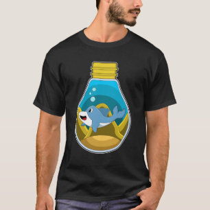 Camiseta Golfinho em Nadação no Aquário