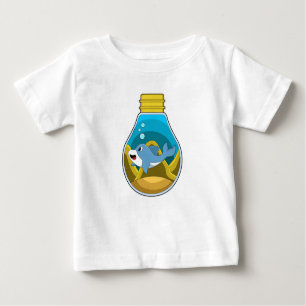 Camiseta Golfinho em Nadação no Aquário
